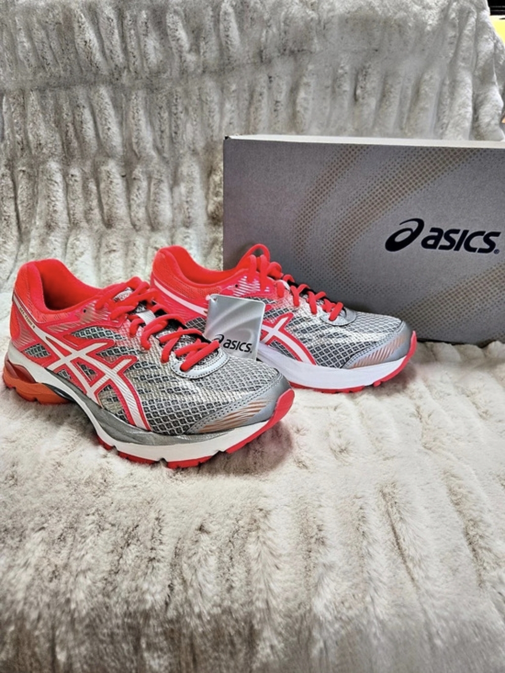 ASICS GEL-Contend 5 Women's Athletic Shoes Gray & Pink US 7 Like New
